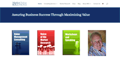 Desktop Screenshot of marketvaluesolutions.com